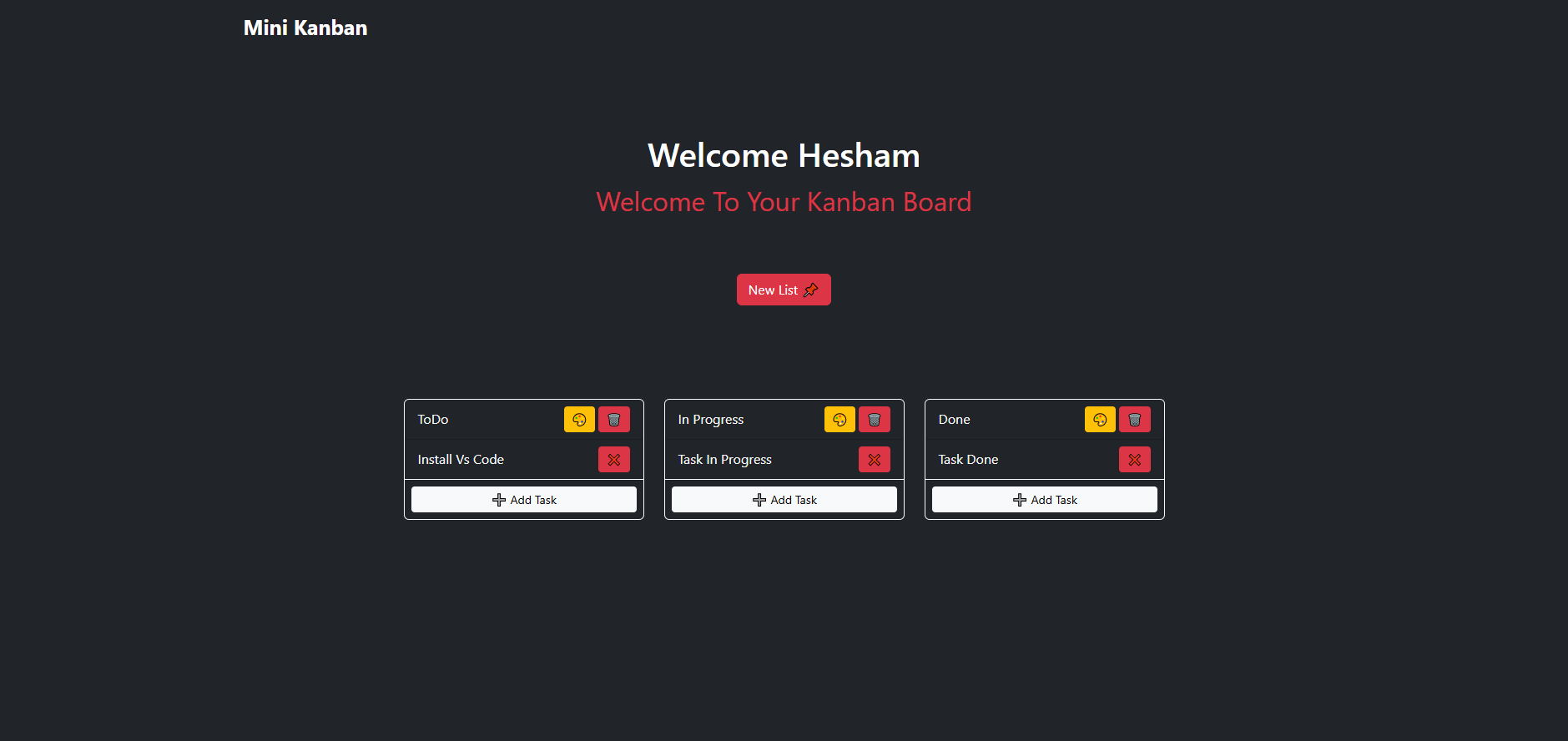  MiniKanban