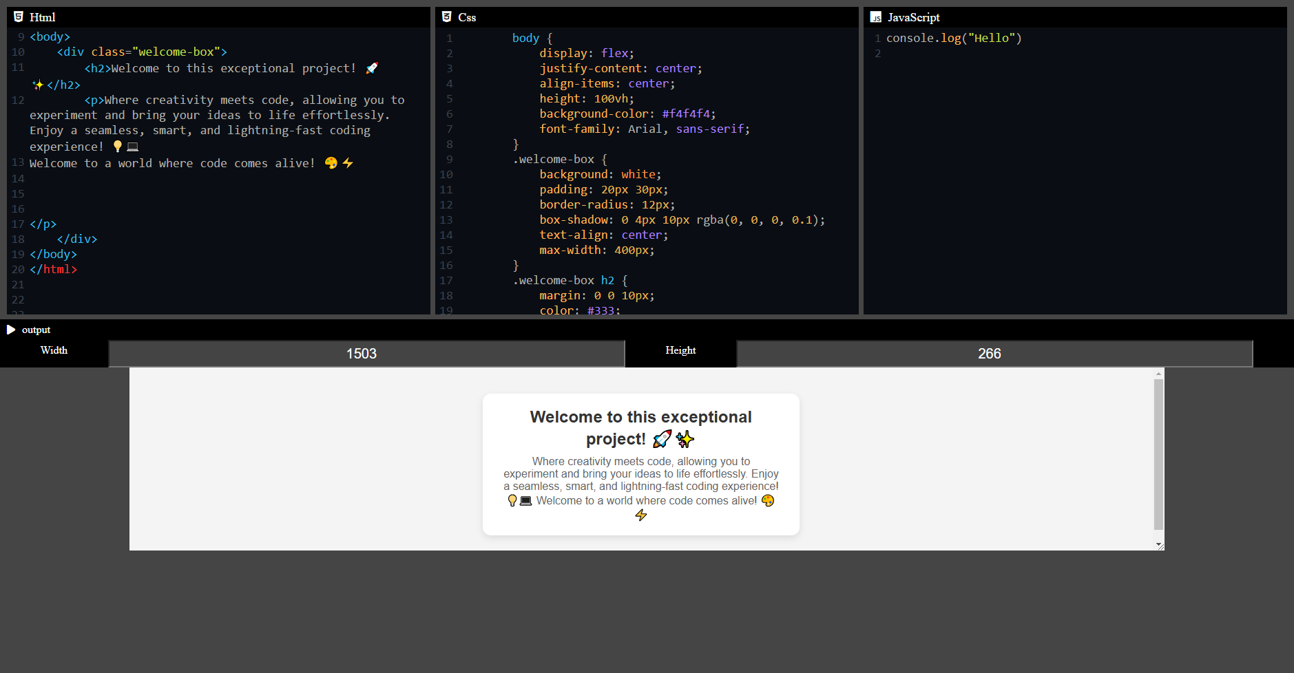 Code Editor ✨